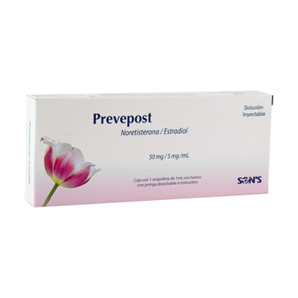 PREVEPOST NORETHISTERONE/ESTRADIOL 50/5MG/1ML INJECTION