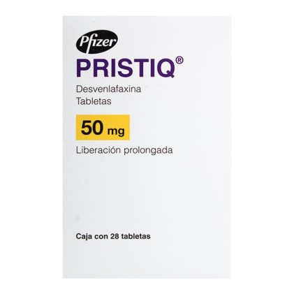 PRISTIQ ER DESVENLAFAXINE SUCCINATE 50MG 28TABS