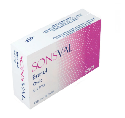 SONSVAL OVULES ESTRIOL 0.5MG 15OVULES