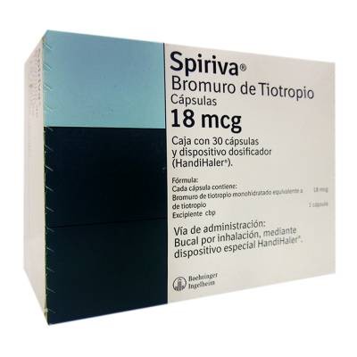 SPIRIVA HANDIHALER TIOTROPIUM 18MCG 30CAPS & DEVICE