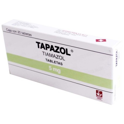 TAPAZOLE METHIMAZOLE 5MG 20TABS